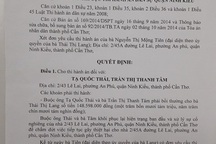 Cần Thơ: Án có hiệu lực, thi hành án bất lực?