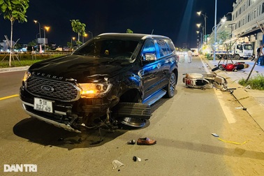 4 người cấp cứu sau tai nạn liên hoàn trên đường song hành cao tốc ở TPHCM