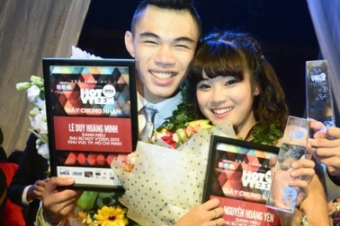 Cặp đôi "trai tài gái sắc" đăng quang HotVteen 2013