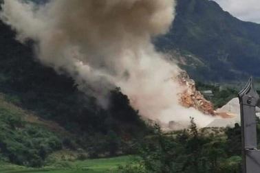 Lai Châu: Tiêu hủy vật liệu nổ, hàng chục nhà dân bị ảnh hưởng