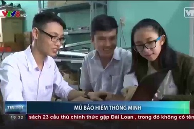 Học sinh Huế chế tạo mũ bảo hiểm phát hiện say rượu