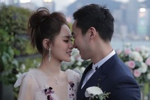 Chung Hân Đồng xinh như công chúa trong tiệc cưới ngoài trời