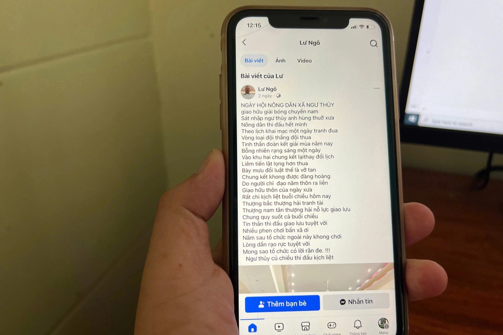 Người đàn ông bị đánh nghi do làm thơ đăng Facebook: Triệu tập 7 đối tượng - 2