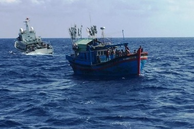 Cứu hộ an toàn 11 thuyền viên trên tàu hàng gặp nạn