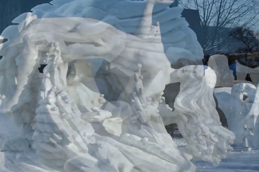 Chiêm ngưỡng những tác phẩm điêu khắc trong lễ hội tuyết Sapporo Nhật Bản