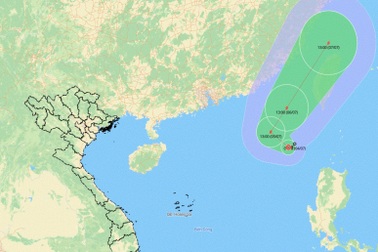 Áp thấp nhiệt đới tăng cấp, di chuyển chậm