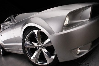 Ford Mustang Iacocca Silver trình diễn