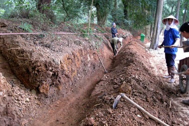 Dừng thi công công trình cải tạo thành cổ Sơn Tây