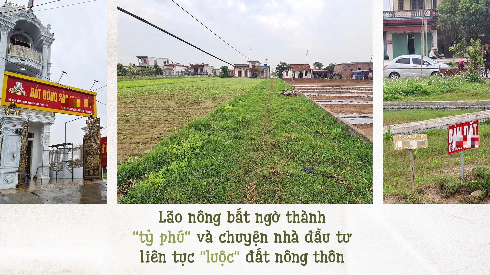 Lão nông bất ngờ thành "tỷ phú" và câu chuyện đất đai khuấy đảo vùng quê