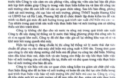 Nhà máy cao su hứa chấm dứt tình trạng xả thải bừa bãi