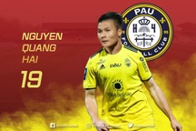 Quang Hải tạo dấu ấn chưa từng có ở Pau FC chỉ sau một đêm