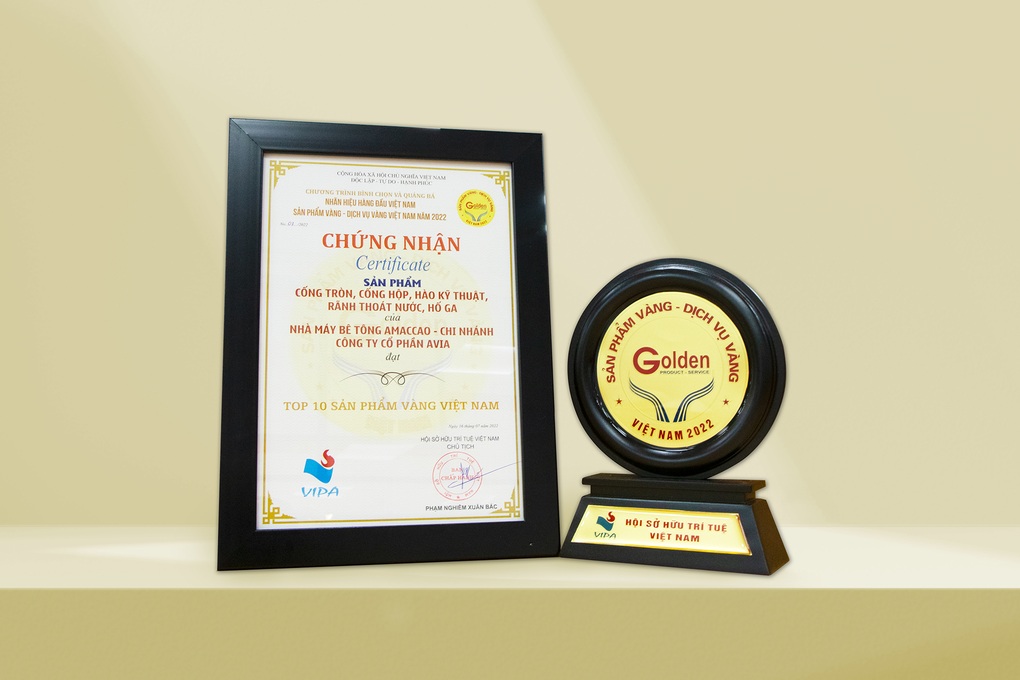 Giải Top 10 sản phẩm vàng Việt Nam 2022 gọi tên bê tông Amaccao - 1 Giải Top 10 sản phẩm vàng Việt Nam 2022 gọi tên bê tông Amaccao - 1