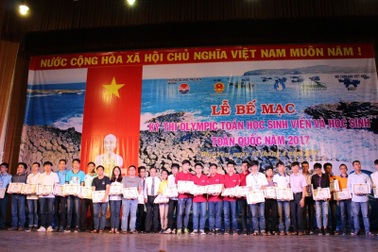 Đại học Hà Tĩnh giành giải cao tại Kỳ thi Olympic Toán HS-SV toàn quốc