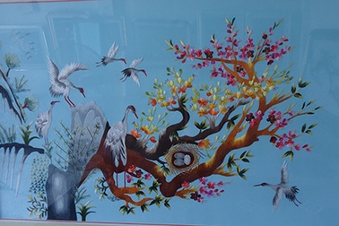 Tranh thêu Quất Động: "Nơi lưu giữ hồn quê Việt"