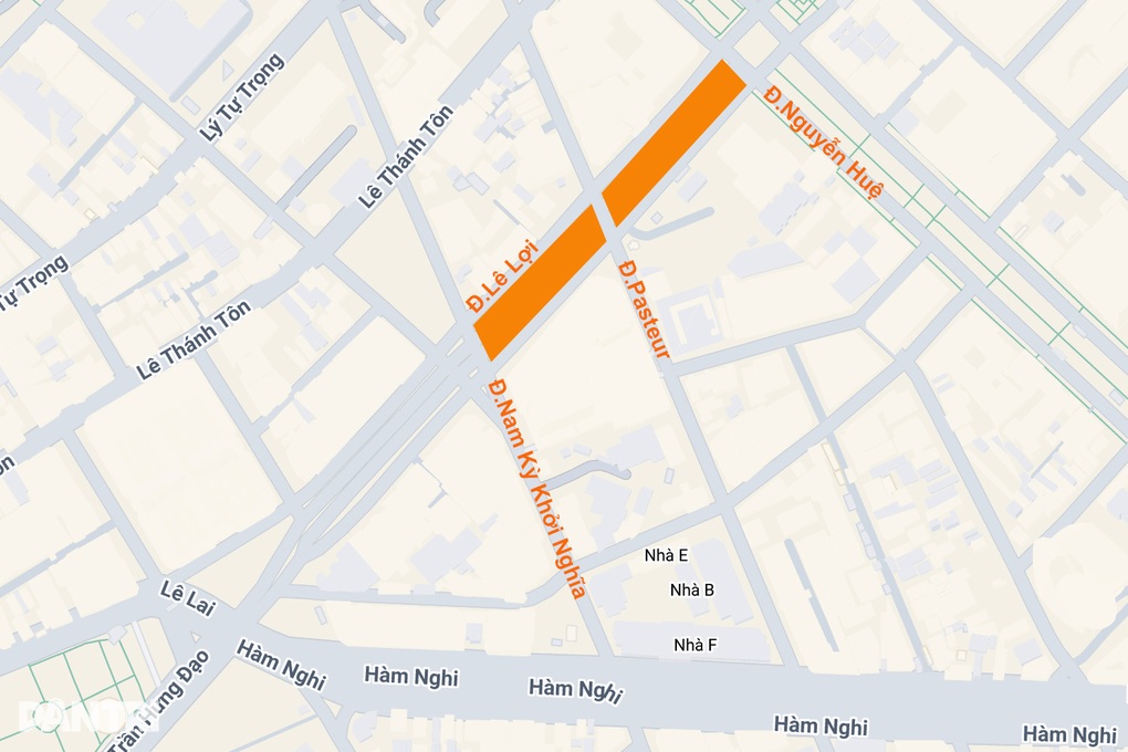 TPHCM chặn một đoạn đường Lê Lợi ở phường Sài Gòn trong 7 ngày - 1