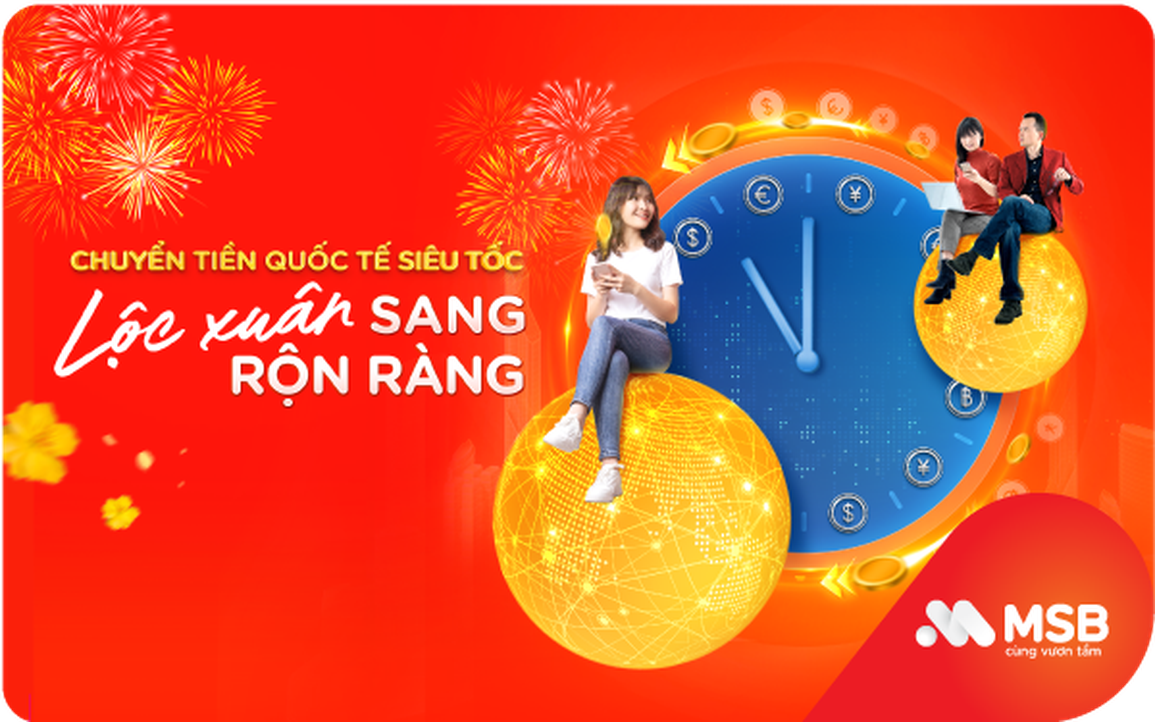 MSB miễn phí hoàn toàn chuyển tiền quốc tế trong ngày vàng - 1