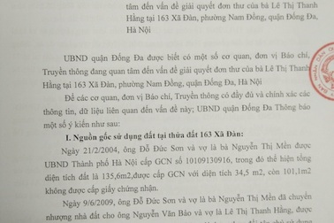 Hà Nội: Phó Chủ tịch phường bị kỷ luật vì xác nhận sai nguồn gốc đất