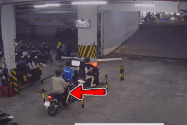Trộm xe từ hầm, vượt gác chắn qua mặt nhân viên ở Bình Dương