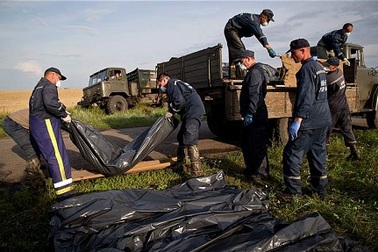 Đoàn tàu lưu giữ thi thể của các nạn nhân MH17