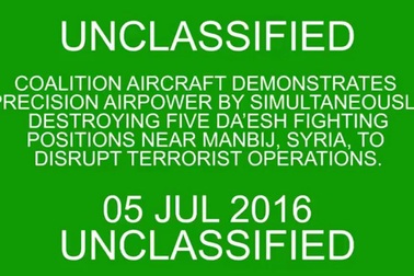 Nghẹt thở phút Mỹ xóa sổ cả loạt mục tiêu IS