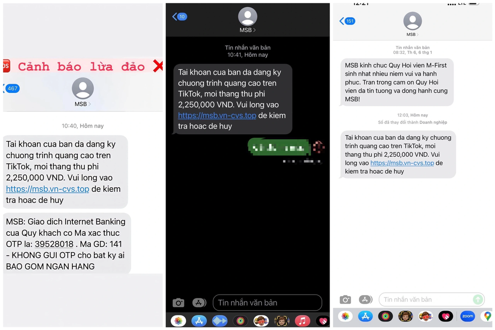 Suýt mất 280 triệu đồng vì chiêu lừa SMS ngân hàng - 2 Suýt mất 280 triệu đồng vì chiêu lừa SMS ngân hàng - 2