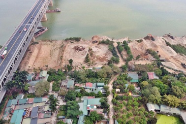 Giao công an xác minh, xử nghiêm việc lấn chiếm bãi sông Hồng quy mô lớn