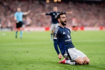 Bruno Fernandes cân bằng thành tích danh giá của Ronaldo tại Man Utd