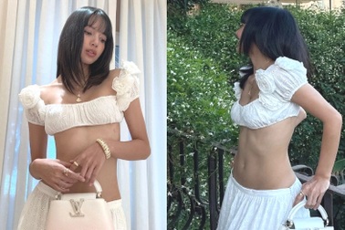 Chiếc áo nhỏ xíu, gợi cảm đang gây tranh cãi của Lisa