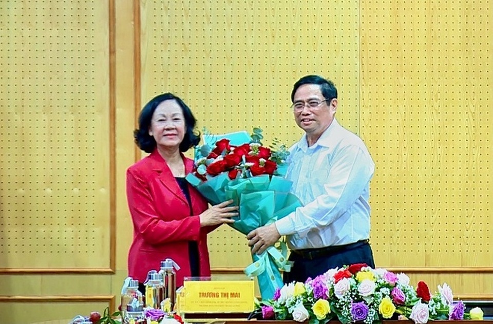 Thủ tướng vui mừng khi lần đầu tiên có nữ Trưởng Ban Tổ chức Trung ương - 1 Thủ tướng vui mừng khi lần đầu tiên có nữ Trưởng Ban Tổ chức Trung ương - 1