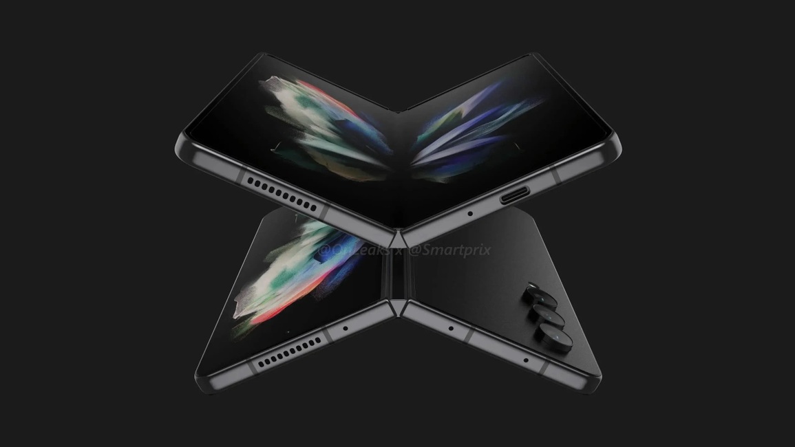 Không có sự hiện diện của khe cắm viết S-Pen trên Galaxy Z Fold4, điều này cho thấy sản phẩm sẽ không được tích hợp sẵn viết S-Pen (Ảnh: OnLeaks). Không có sự hiện diện của khe cắm viết S-Pen trên Galaxy Z Fold4, điều này cho thấy sản phẩm sẽ không được tích hợp sẵn viết S-Pen (Ảnh: OnLeaks).