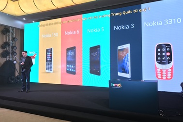 Nokia trở lại thị trường Việt Nam với 4 dòng điện thoại giá rẻ