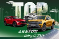 Loạt xe bán chạy tháng 6: Ranger dẫn đầu, Mazda CX-5 giữ sức hút