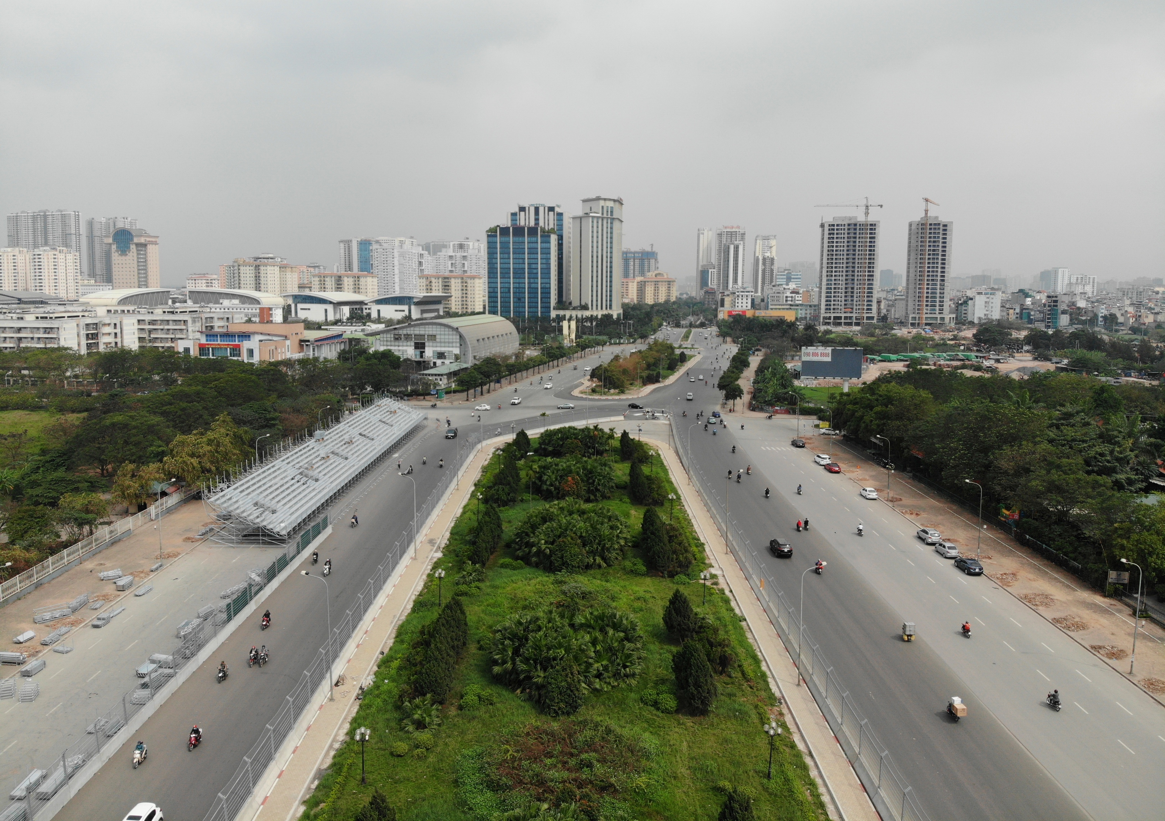 Khu Liên hợp thể thao Mỹ Đình khoác áo mới chờ đua xe F1 - 2 Khu Liên hợp thể thao Mỹ Đình khoác áo mới chờ đua xe F1 - 2