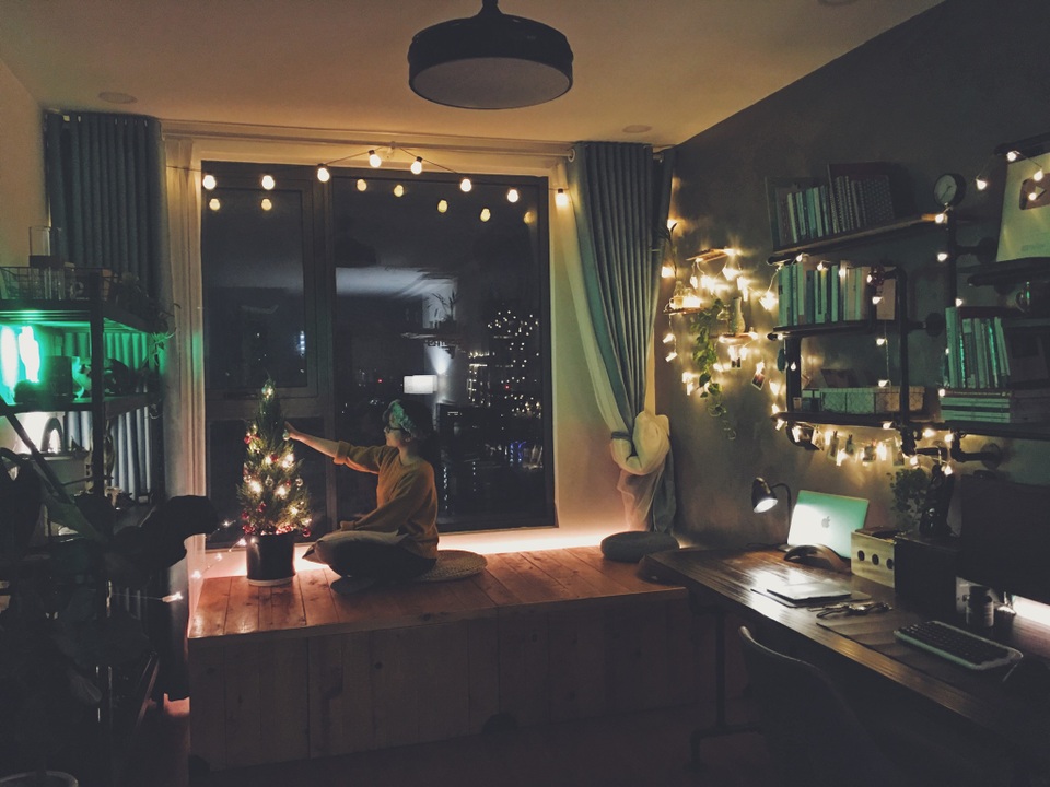 “Nhẵn túi” sau mua nhà, vợ chồng trẻ tự làm nội thất đẹp như thuê thiết kế - 1 “Nhẵn túi” sau mua nhà, vợ chồng trẻ tự làm nội thất đẹp như thuê thiết kế - 1