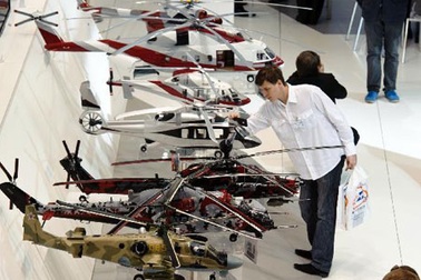 Trực thăng khắp thế giới hội tụ trong triển lãm tại Nga