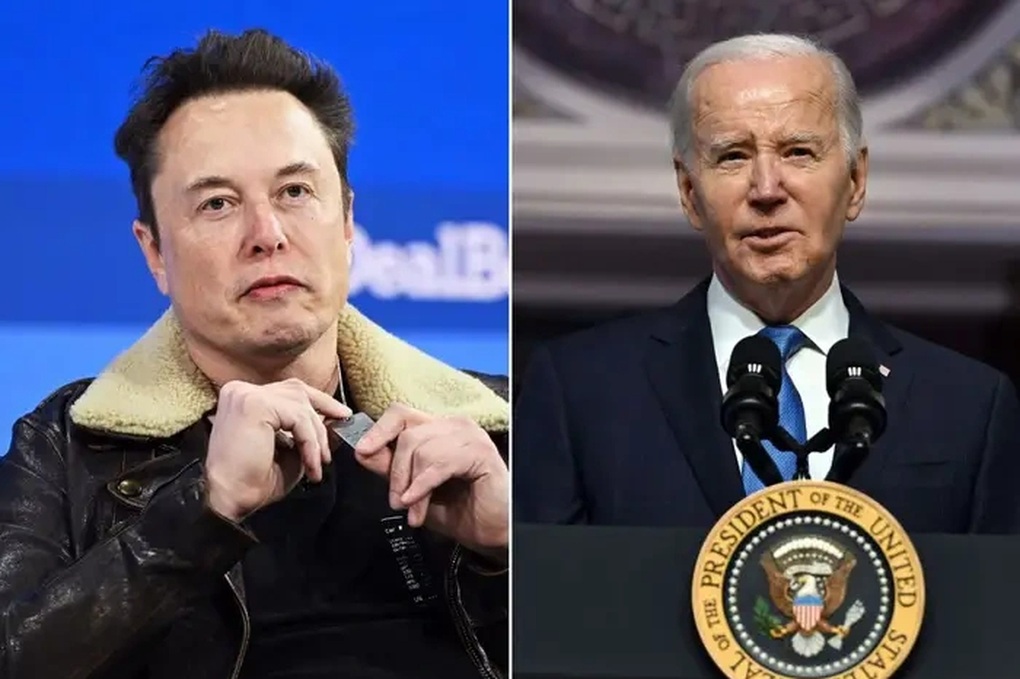 Ông Biden cáo buộc tỷ phú Elon Musk mua bầu cử - 1