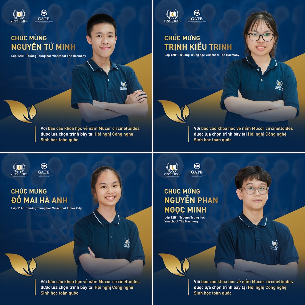 Học sinh Vinschool báo cáo khoa học tại Hội nghị Công nghệ Sinh học toàn quốc 2021 - 1 Học sinh Vinschool báo cáo khoa học tại Hội nghị Công nghệ Sinh học toàn quốc 2021 - 1
