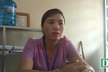 Bà Lê Thị Lý- Chủ tịch Hội Phụ nữ xã Cương Gián nói về tình trạng bùng phát li hôn ở địa phương.