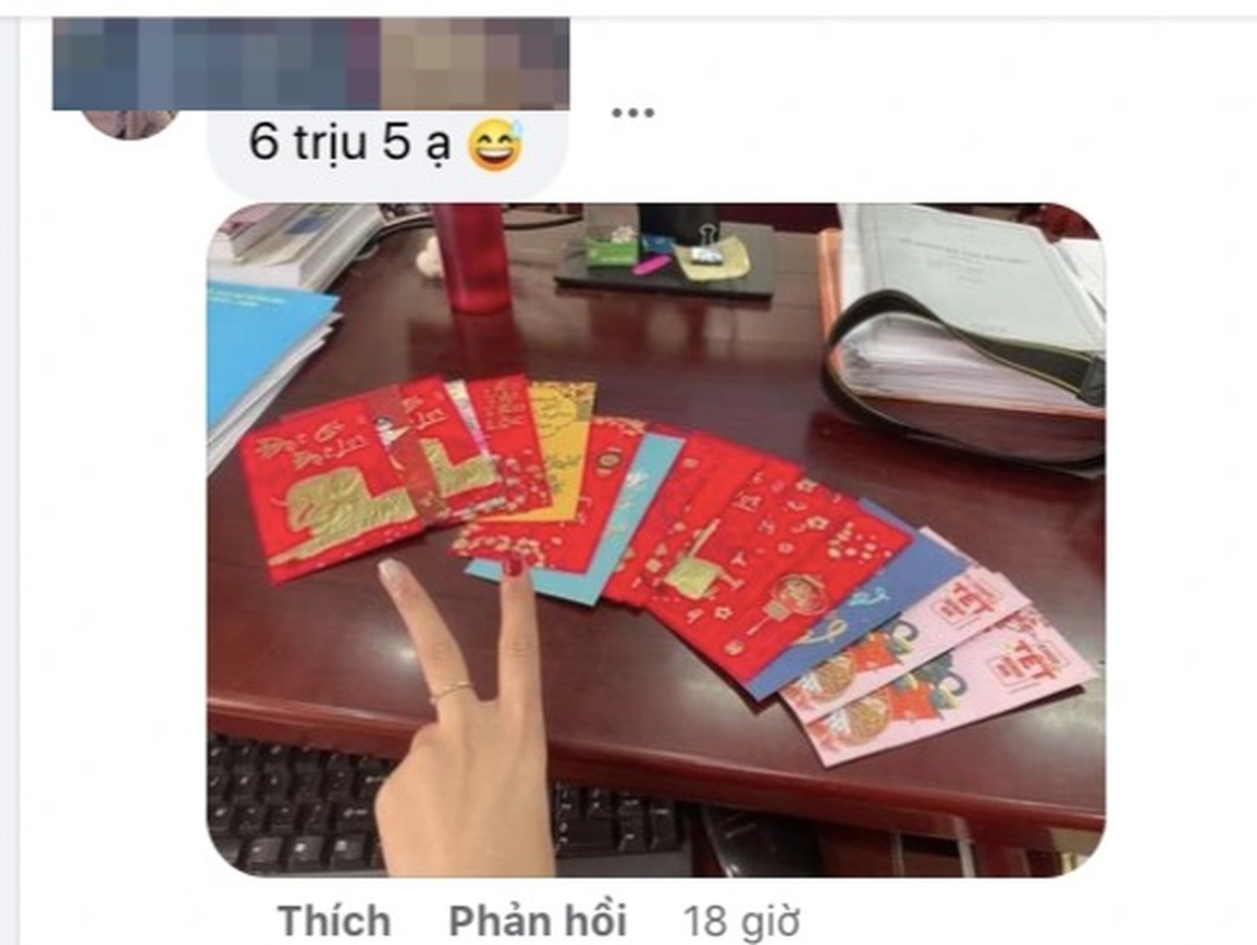 Nữ nhân viên công sở nhận lì xì đủ mua nửa cây vàng - 4 Nữ nhân viên công sở nhận lì xì đủ mua nửa cây vàng - 4