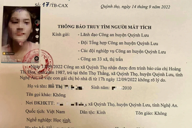 Hai thiếu nữ đột ngột mất tích