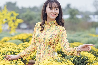 Tân hoa khôi Imiss Thăng Long khoe sắc trong bộ ảnh đón Xuân sớm