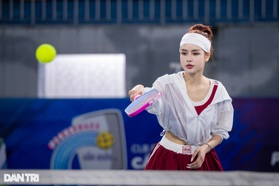 Những bóng hồng xinh đẹp trên sân pickleball ở Hà Nội