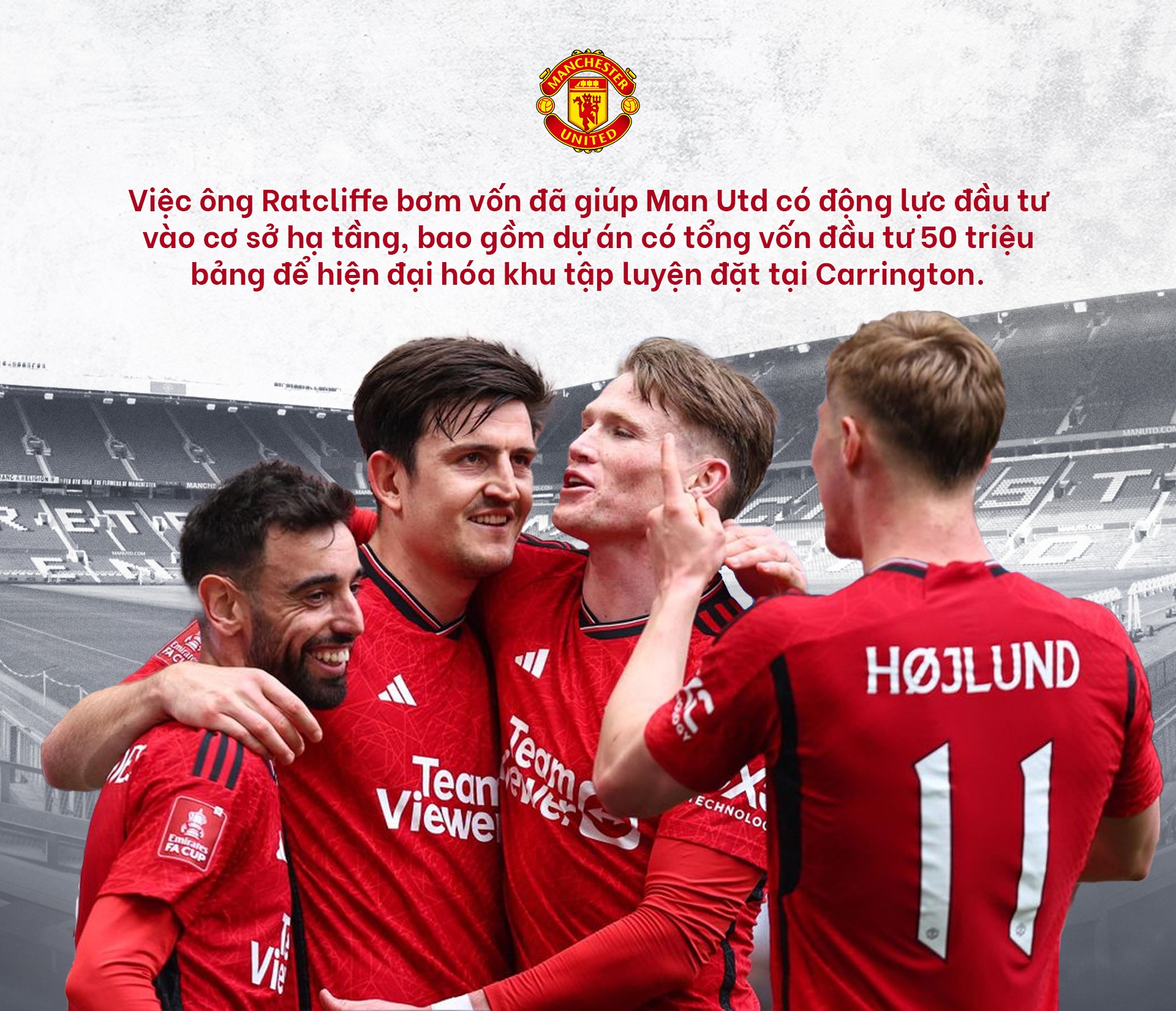 View - Man Utd và 8 tháng cải tổ kiểu hóa dầu của tỷ phú Ratcliffe | Báo Dân trí