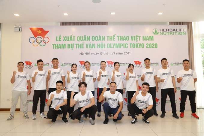 Herbalife Nutrition và Ủy ban Olympic Việt Nam tổ chức lễ xuất quân cho Đoàn thể thao Việt Nam tham dự Olympic Tokyo 2020 - Ảnh 3.