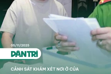 Cảnh sát khám xét nơi ở của chồng ca sĩ Đoàn Di Băng