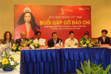 Tổ chức Hoa Hậu Hoàn Vũ Thế giới gặp gỡ giới truyền thông 