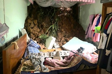 Một xã biên giới ở Nghệ An thiệt hại lớn sau bão Kajiki