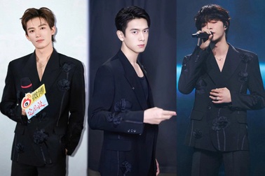 Ba ngôi sao Trung Quốc so kè vóc dáng trong bộ vest của nhà thiết kế Việt