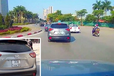 Hà Nội: Lộ diện tài xế xe Mazda CX-5 gây tai nạn rồi bỏ chạy