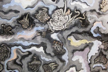 Bức tranh trên trần chánh điện lớn nhất Việt Nam kêu cứu